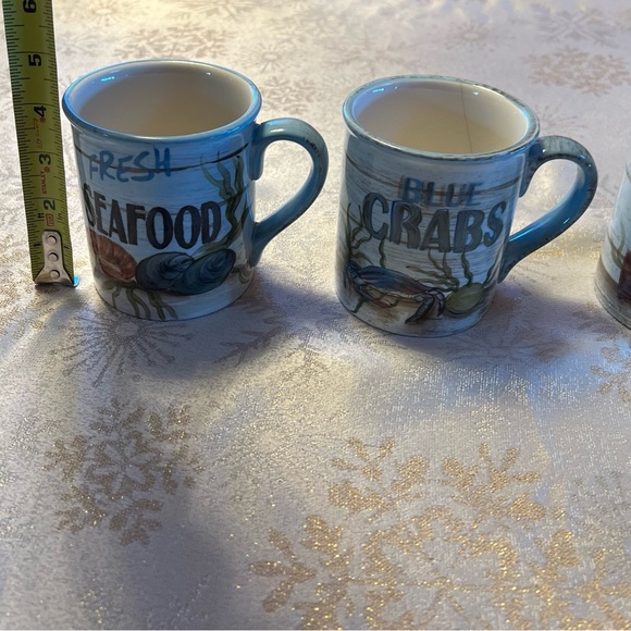 Coffee cups - crab - 3 of them - Picture 2 of 5